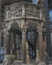 Gothic Pulpit Sculpture: Duomo - Pisa