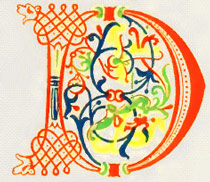 Illuminated Letter - 12th century