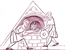 Medieval Cooking - Baking the Bread