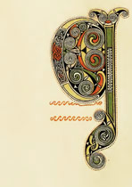 Illuminated Letter - The Book of Durrow