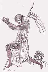 Medieval Code Of Chivalry-Knightly Figure-End Of The 13th Century