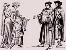 Middle Ages Life - Noble Lady and Maid of Honor