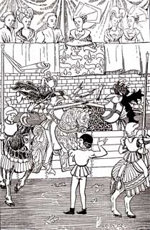 Medieval Tournaments-Sir John Astley Jousting