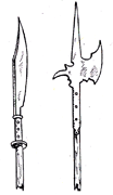 Medieval Warfare Weapons-Guisarme And Halberd