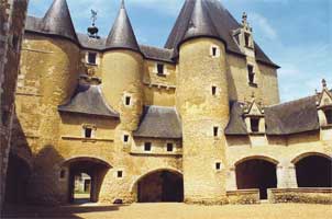 The Medieval Castle at Fougres today